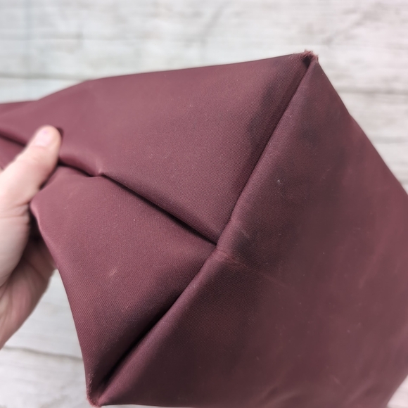 Longchamp Burgundy Le Pilage Tote Bag - Picture 10 of 15